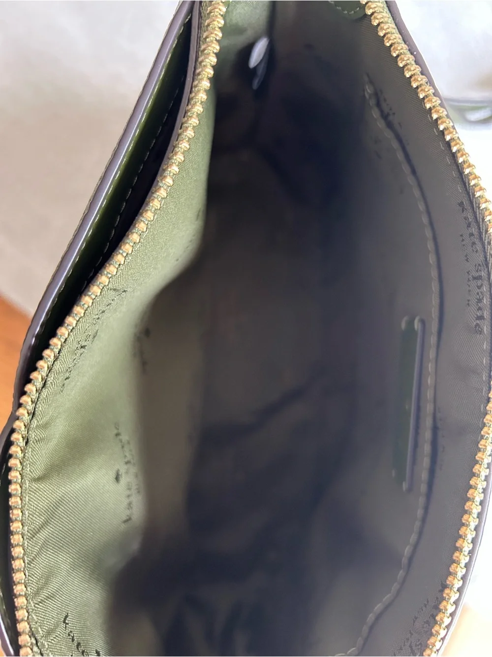 Kate Spade Green Pebbled Leather Crossbody